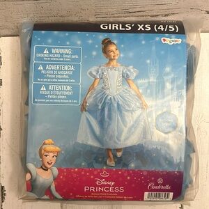 Disney Princess Cinderella Dress Size XS NEW